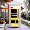 1 Person Outdoor Far Infrared Sauna, Spruce – photo 2