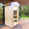 1 Person Outdoor Far Infrared Sauna, Spruce – photo 5