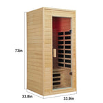 1 Person Infrared Sauna with Red Light – photo 6