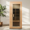 Hemlock Wood One-Person Infrared Sauna Room