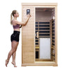 Two-Person Infrared Hemlock Sauna Room