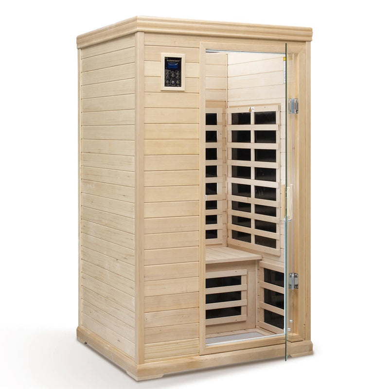 Two-Person Infrared Hemlock Sauna Room