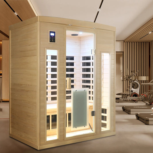 3 Person Low EMF Infrared Sauna