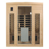 3-Person Indoor Far Infrared Sauna – Hemlock Wood with Low EMF