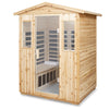 4-Person Outdoor Infrared Sauna – Fir Wood