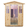 4-Person Outdoor Infrared Sauna – Fir Wood