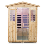 4-Person Outdoor Infrared Sauna – Fir Wood