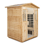 4-Person Outdoor Infrared Sauna – Fir Wood