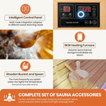 4–6 Person Outdoor Traditional Sauna, 9kW – photo 10