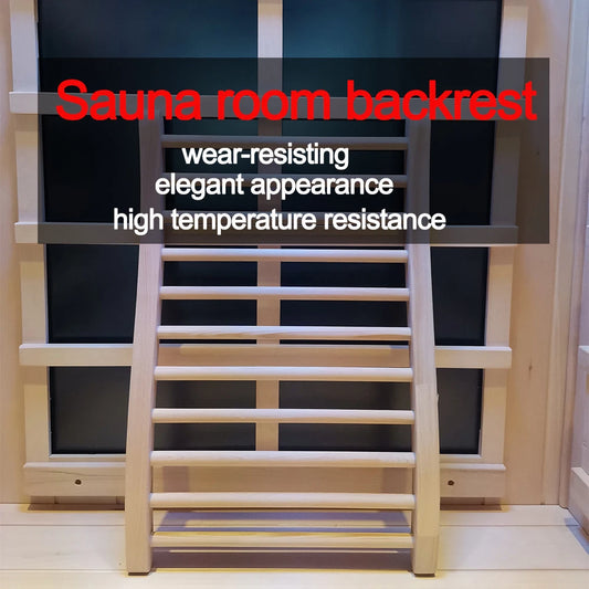 Hemlock Round Slat Sauna Backrest