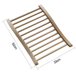 Hemlock Round Slat Sauna Backrest – photo 5