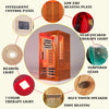 1 Person Full Spectrum Infrared Sauna – photo 5
