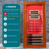 1 Person Full Spectrum Infrared Sauna – photo 7