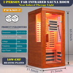 1 Person Full Spectrum Infrared Sauna – photo 8