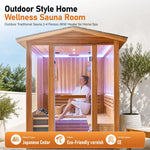 4 Person Outdoor Traditional Sauna, 6kW – photo 6