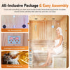 4 Person Outdoor Traditional Sauna, 6kW – photo 4