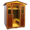 4 Person Outdoor Infrared Sauna, Hemlock – photo 3
