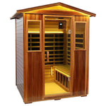 4 Person Outdoor Infrared Sauna, Hemlock – photo 3