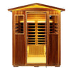 4 Person Outdoor Infrared Sauna, Hemlock