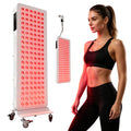 Red Light Panel, 120 LED Red Light Therapy for Body with Timer & Stand, 630/660/810/830/850nm Red & Near Infrared Light Therapy Device for Face Skin Health