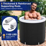 66 Gallon Ice Bath Tub with Lid – photo 7