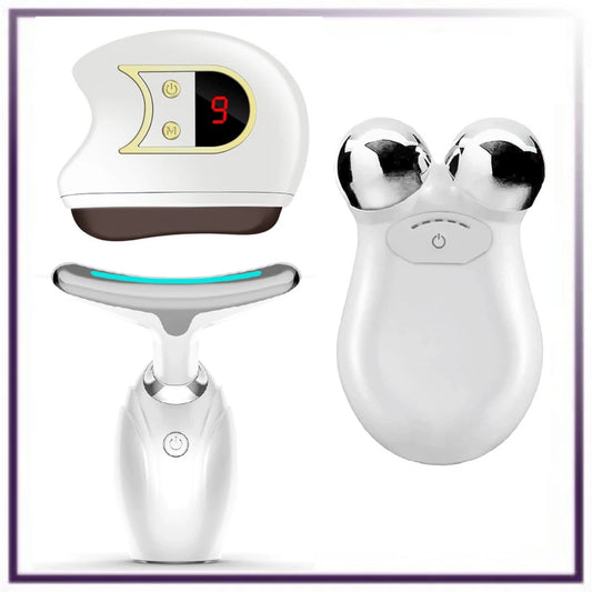 Microcurrent Facial Device & Gua Sha Set