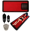 Red Light Therapy Mat for Full Body  Total 1464 LEDs 660nm 850nm Red & Near Infrared Light Therapy Device with Inflatable Mattress Red Light Mask with Timer for Face