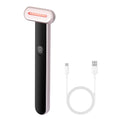 Red Light Therapy Wand for Face and Neck, 3-in-1 LED Facial Wand Red Light Therapy Device with Heating Therapy,Vibrating Facial Massage, Portable LED Beauty Wand