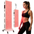 Red Light Panel, 300 LED Red Light Therapy for Body with Timer & Stand, 630/660/810/830/850nm Red & Near Infrared Light Therapy Device for Face Skin Health